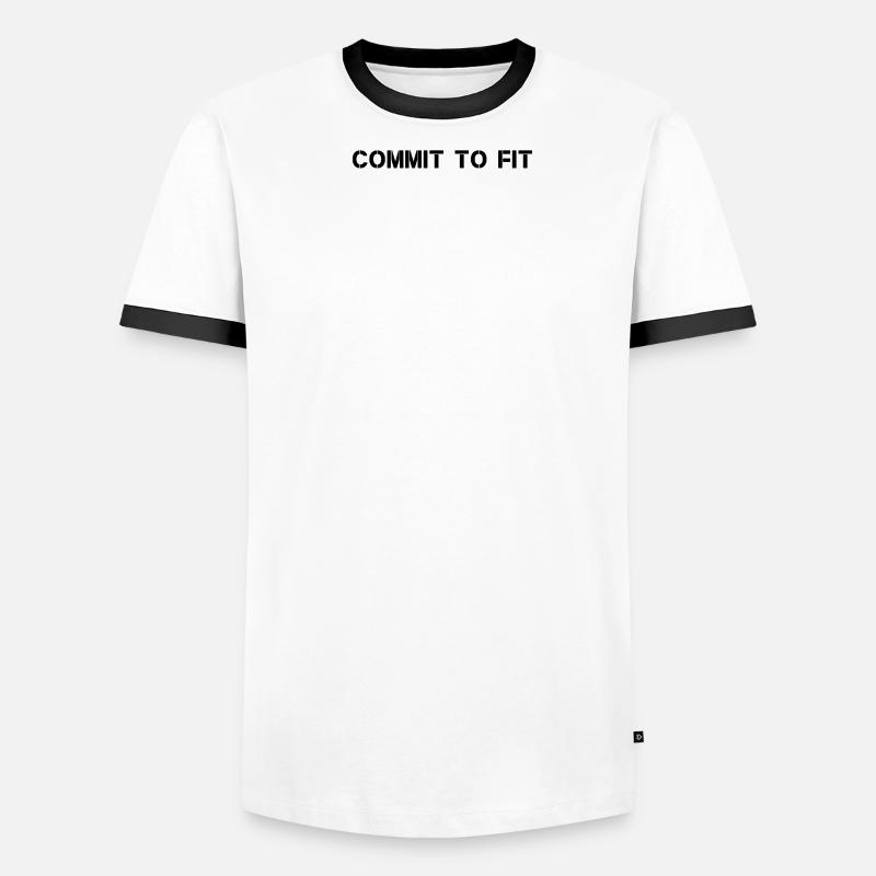 Fitness - Commit to fit Men's Ringer Shirt