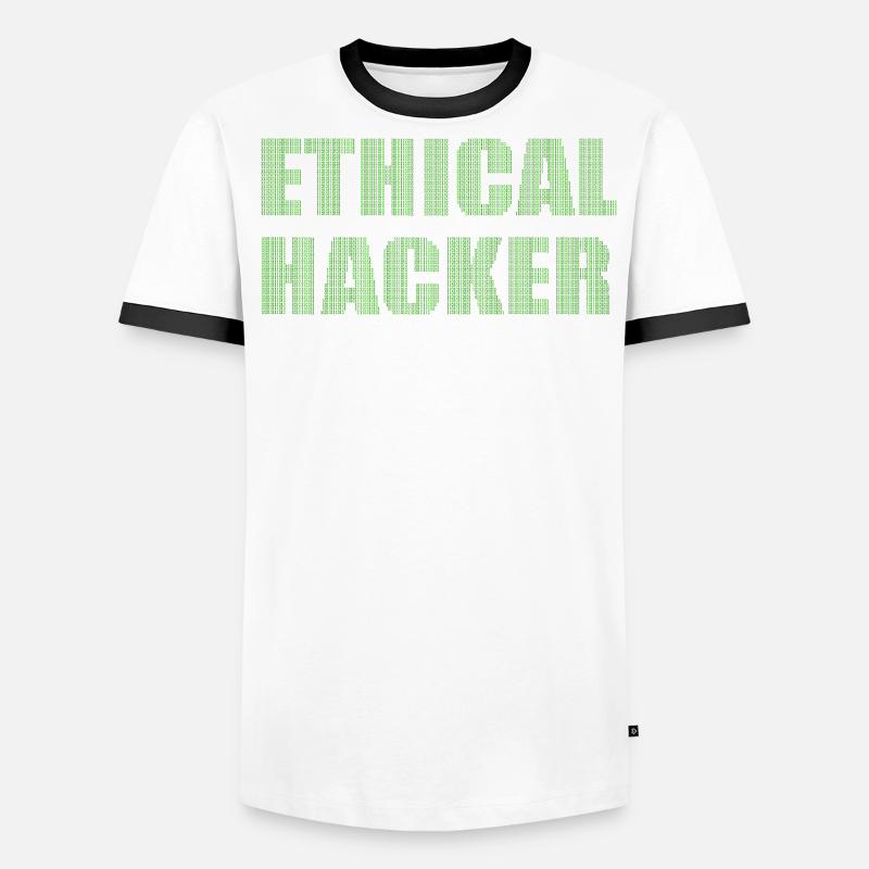Hacker éthique Ethischer Hacker T-shirt contrasté Homme