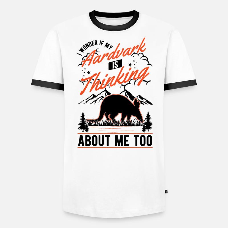 Aardvark Gift Aardvark Men's Ringer Shirt