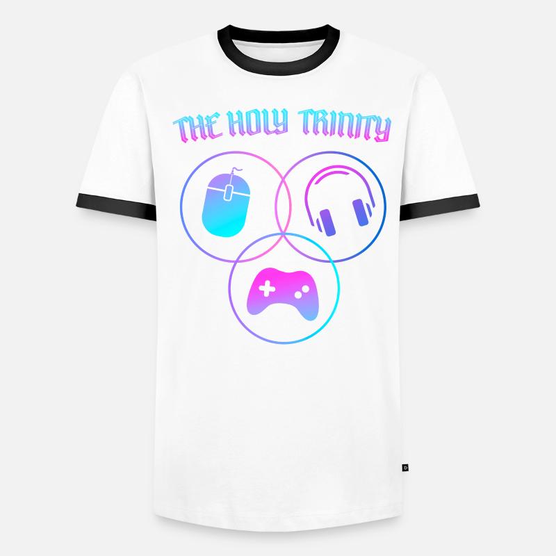 La Sainte Trinité du jeu RVB T-shirt contrasté Homme