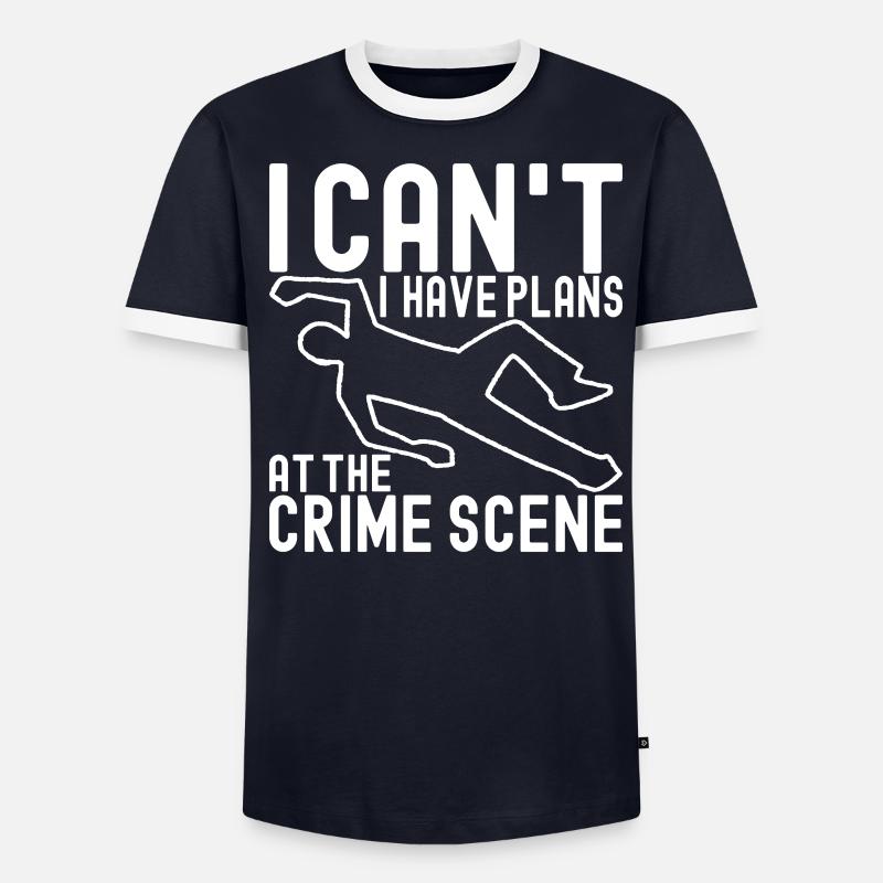 Forensics Forensic Scientist - Men's Ringer Shirt - undefined