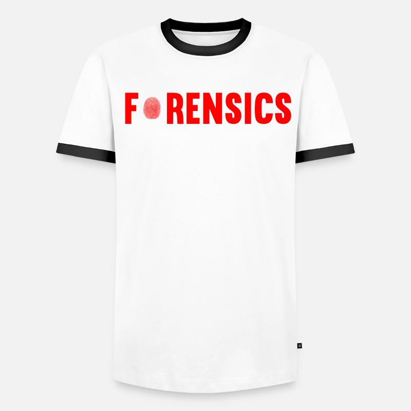 Forensics Forensic Scientist Men's Ringer Shirt