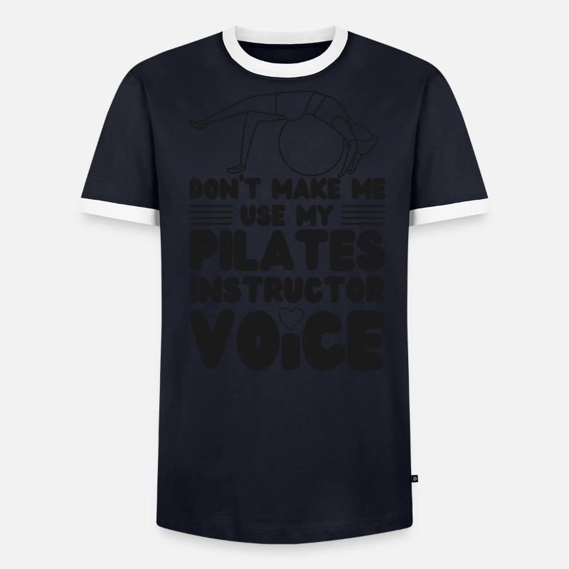 Instructeur de Pilates Professeur Don’t T-shirt contrasté Homme