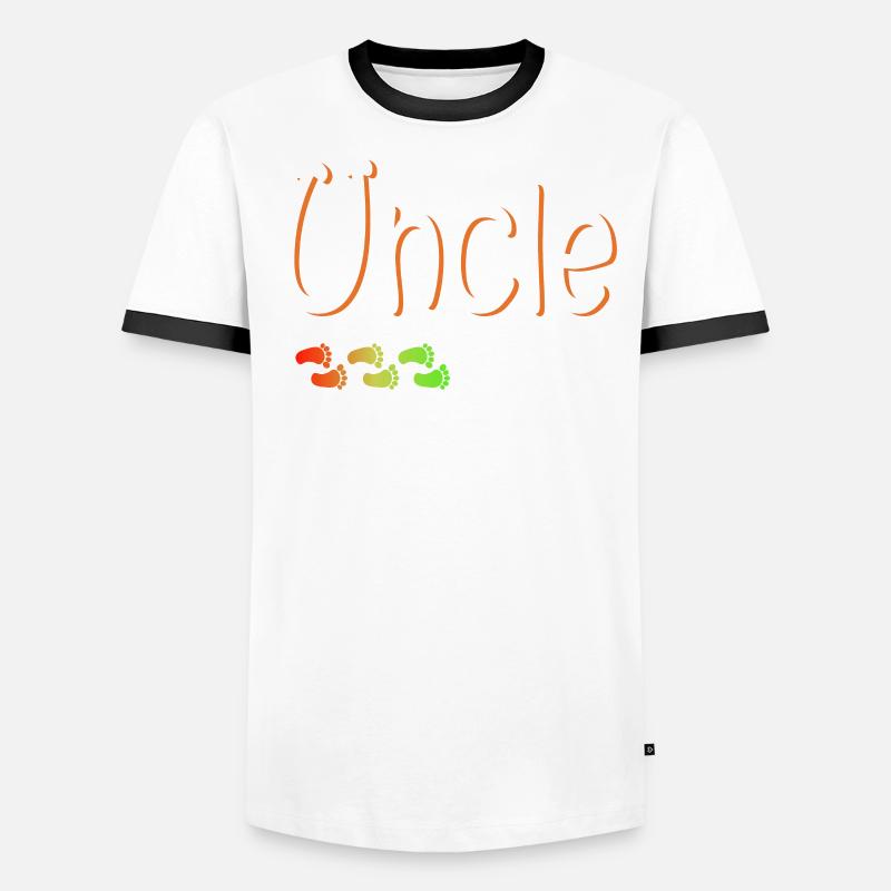 Werdender Onkel 2025 loading ich werde Onkel Männer Kontrast-T-Shirt
