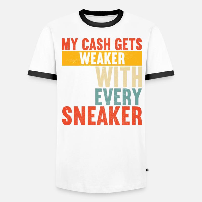 Sneakerhead Collectionneur de baskets T-shirt contrasté Homme