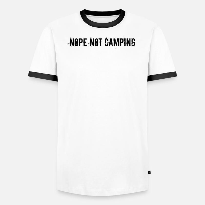 Camping - Non, ce n’est pas du camping T-shirt contrasté Homme