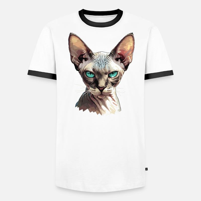 Sphynx Kitten Sphynx Cat Men's Ringer Shirt