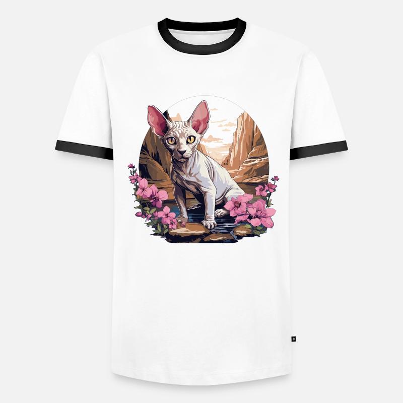 Sphynx Kitten Sphynx Cat Men's Ringer Shirt