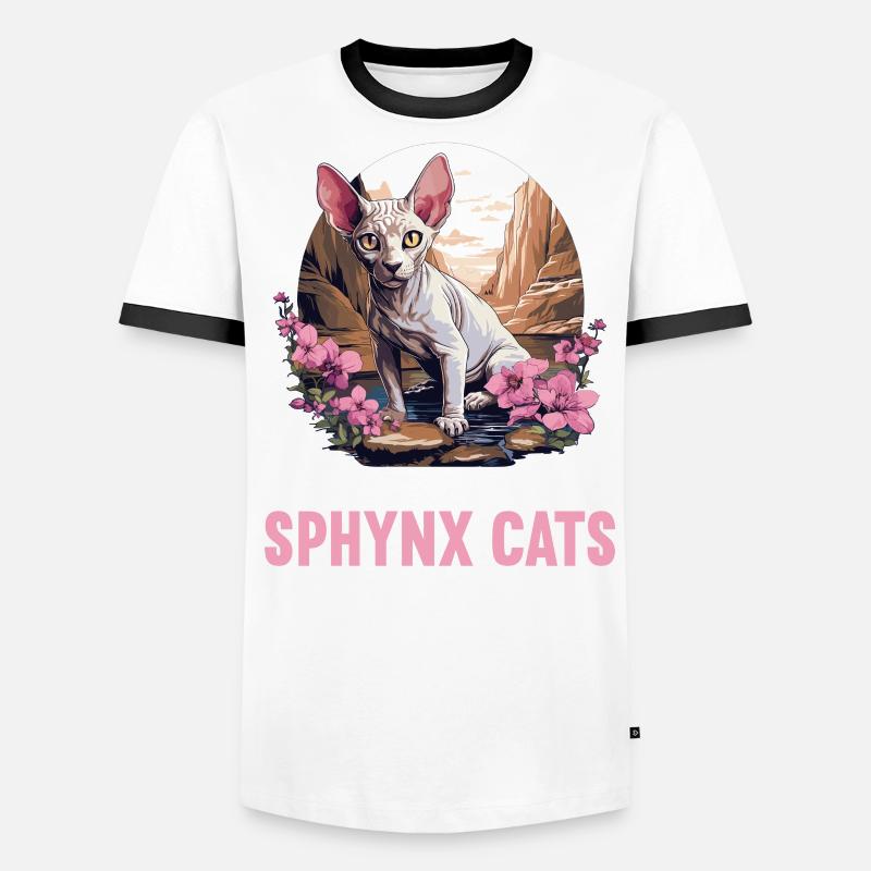 Sphynx Kitten Sphynx Cat Men's Ringer Shirt