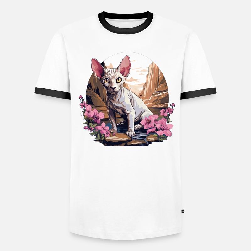 Sphynx Kitten Sphynx Cat Men's Ringer Shirt