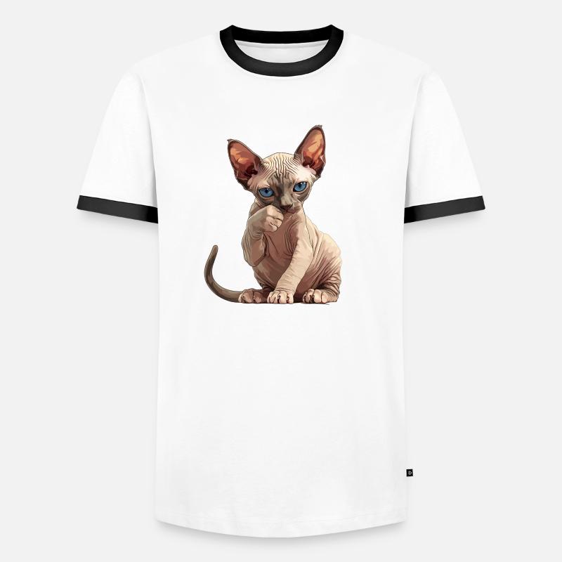 Sphynx Kitten Sphynx Cat Men's Ringer Shirt