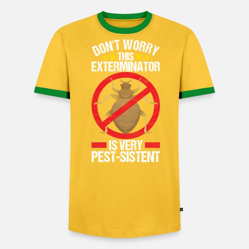 Schädlingsbekämpfung Kammerjäger - Männer Kontrast-T-Shirt - undefined