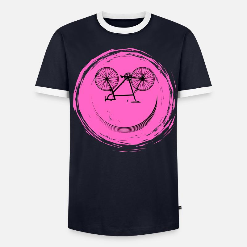 Bicycle Face Men's Ringer Shirt