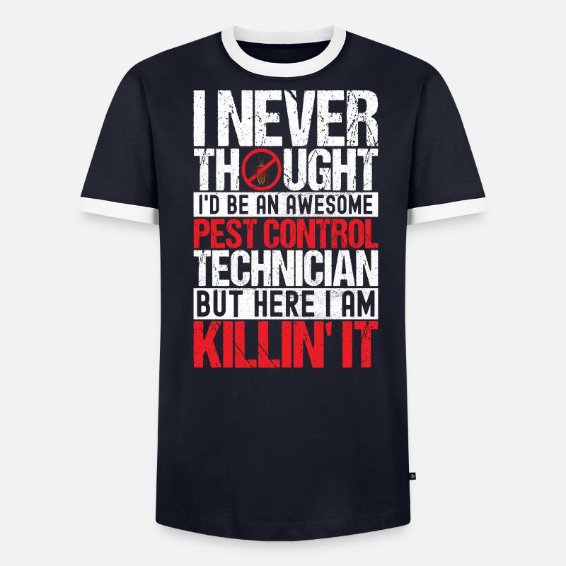 Pest Control Exterminator - Men's Ringer Shirt - undefined