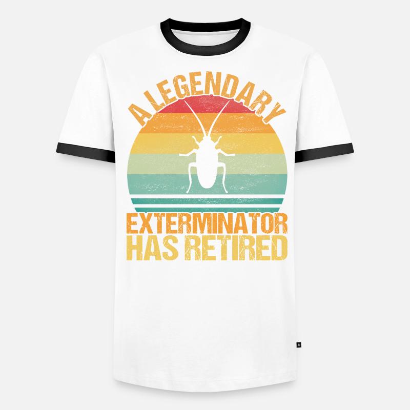 Pest Control Exterminator Men's Ringer Shirt