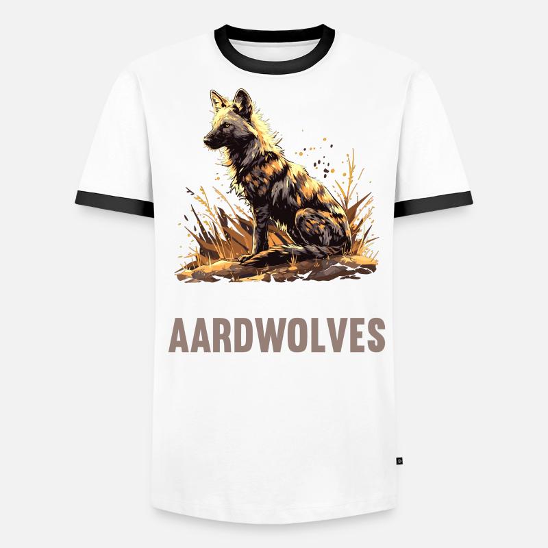 Erdwölfe Erdwolf Männer Kontrast-T-Shirt