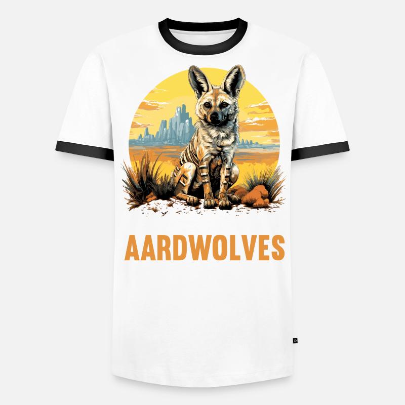 Erdwölfe Erdwolf Männer Kontrast-T-Shirt