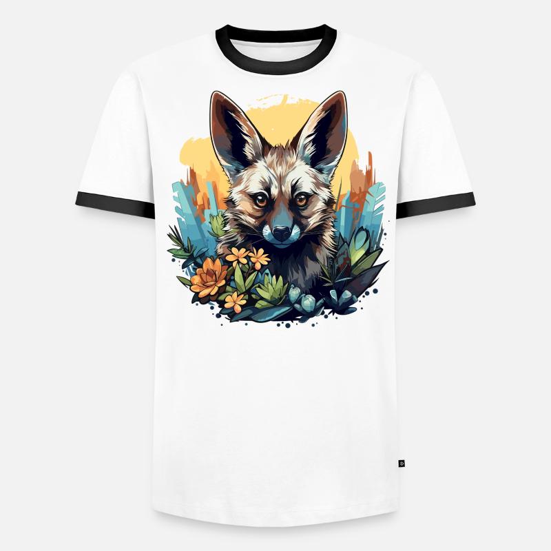 Erdwölfe Erdwolf Männer Kontrast-T-Shirt