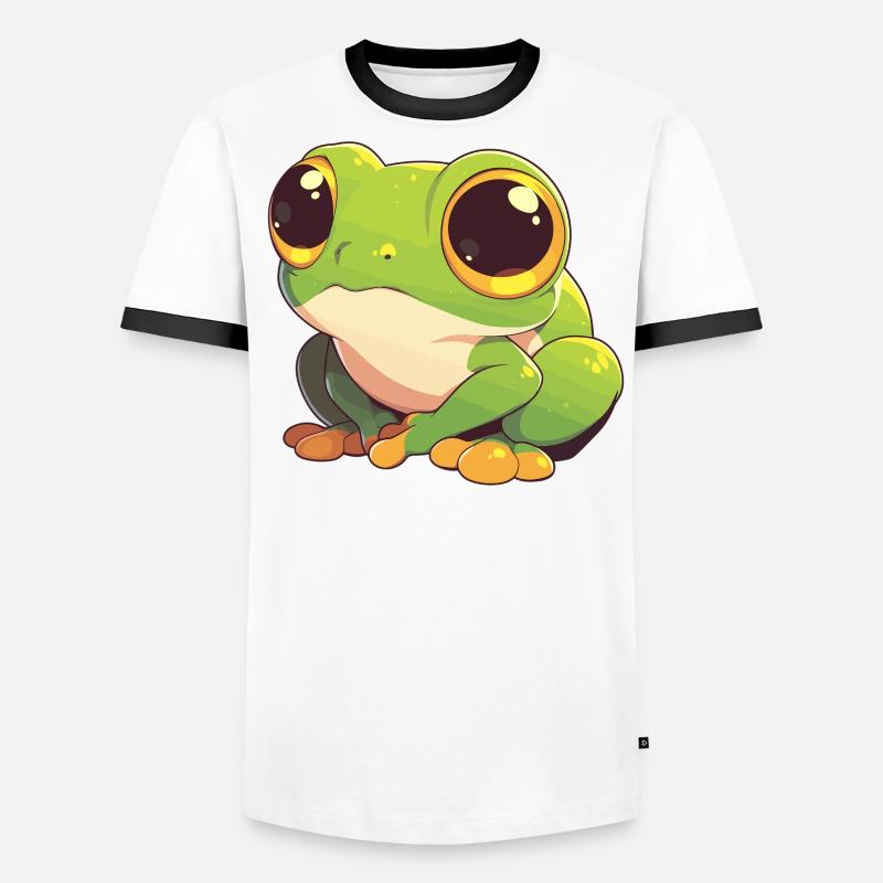 Tree Frog Baumfrösche Baumfrosch Männer Kontrast-T-Shirt