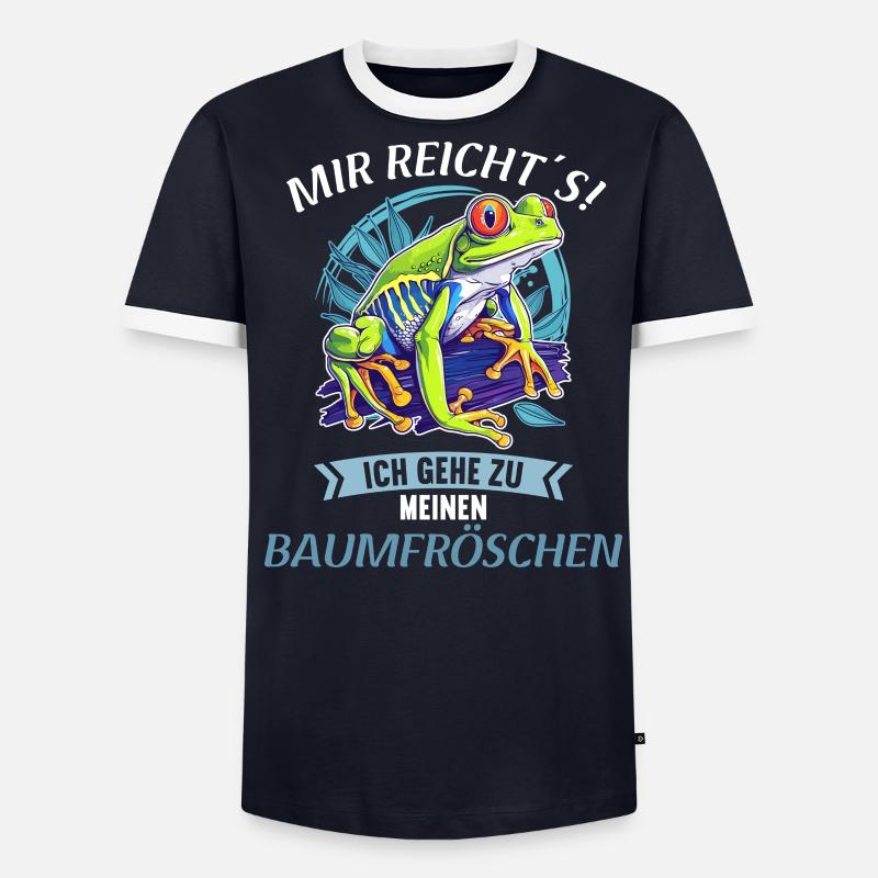 Tree Frog Baumfrösche Baumfrosch - Men's Ringer Shirt - undefined