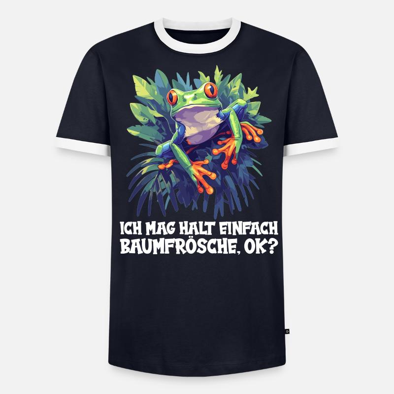 Tree Frog Baumfrösche Baumfrosch - Men's Ringer Shirt - undefined