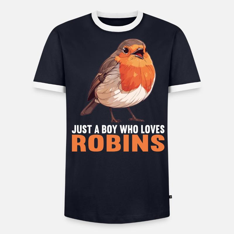 Robin Rotkehlchen T-shirt contrasté Homme