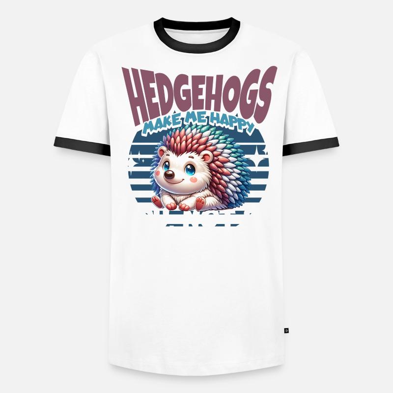 Hérisson T-shirt contrasté Homme