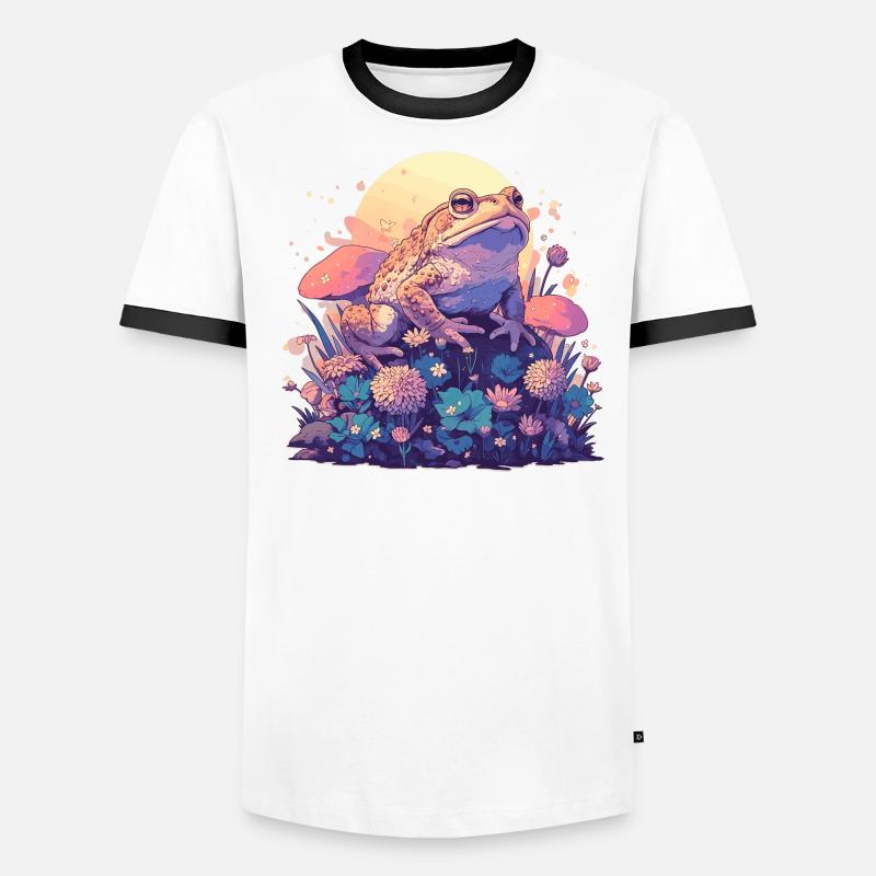 Crapaud crapaud crapaud T-shirt contrasté Homme