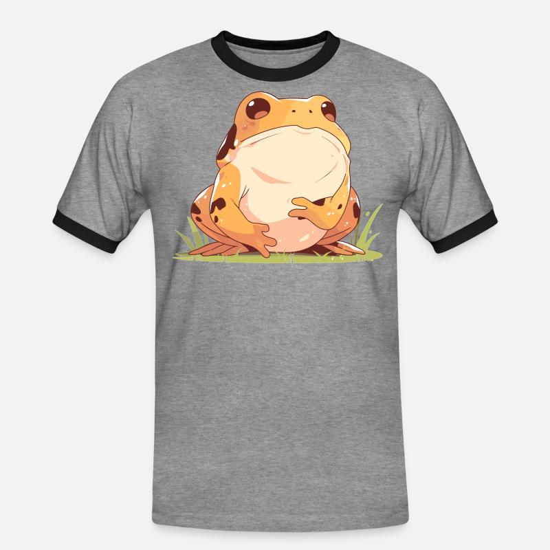 Toad Toads Toad - Men's Ringer Shirt - heather grey/black