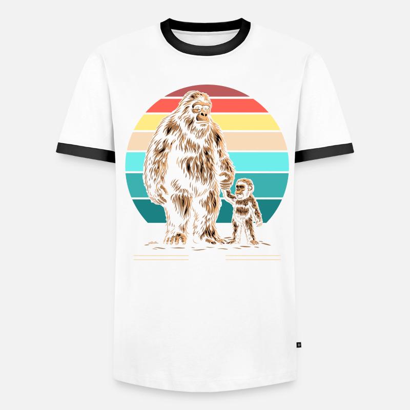 Best Pappy Squatch Ever Men's Ringer Shirt