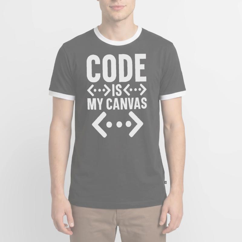 Programmierer Informatiker Computer Nerd Geschenk Männer Kontrast-T-Shirt