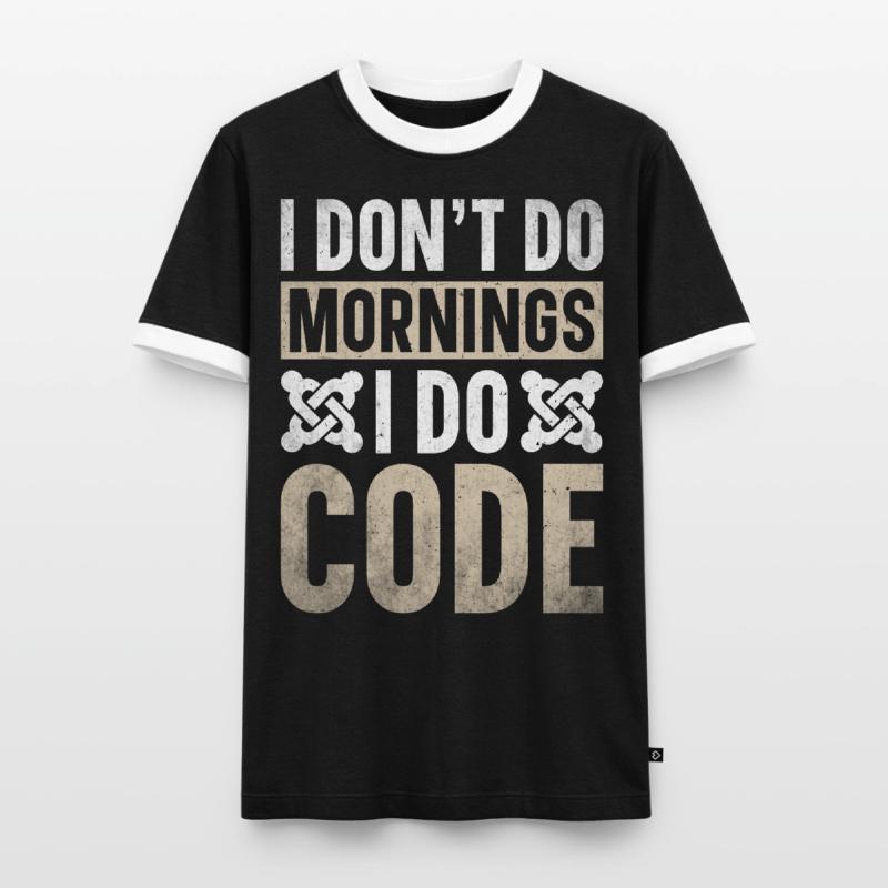 Programmierer Informatiker Computer Nerd Geschenk Männer Kontrast-T-Shirt