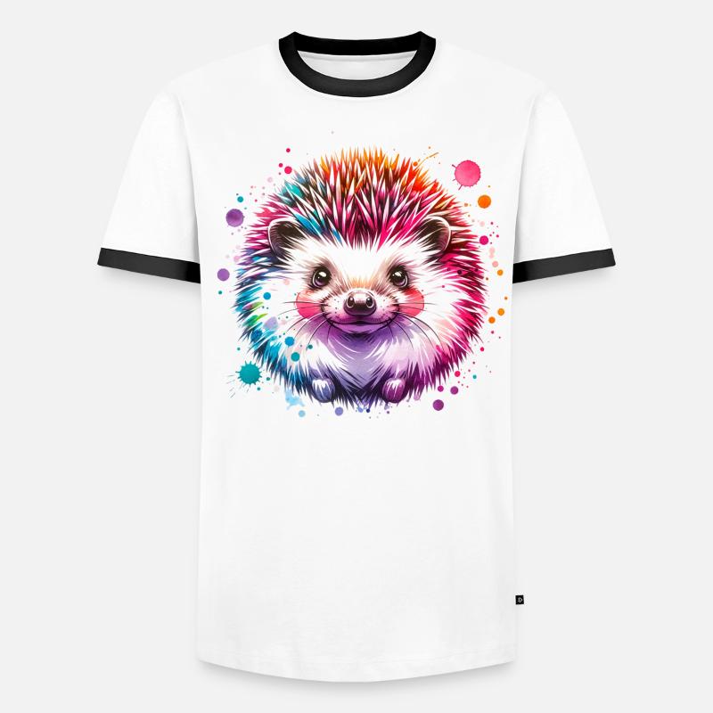 Hérisson T-shirt contrasté Homme