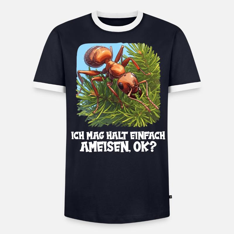 Fourmis fourmis T-shirt contrasté Homme