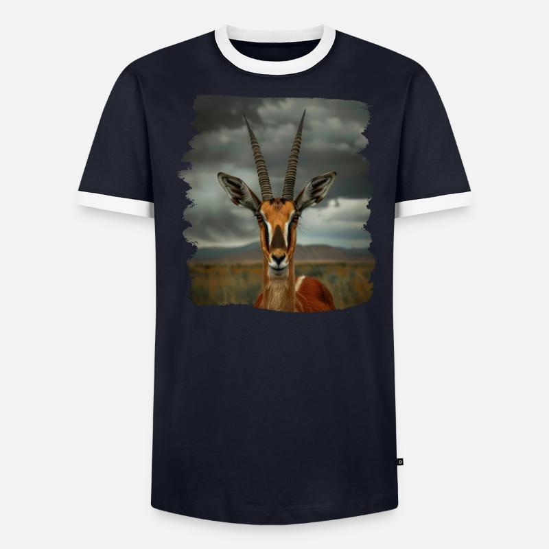 Antelope Antilopen Antilope Männer Kontrast-T-Shirt