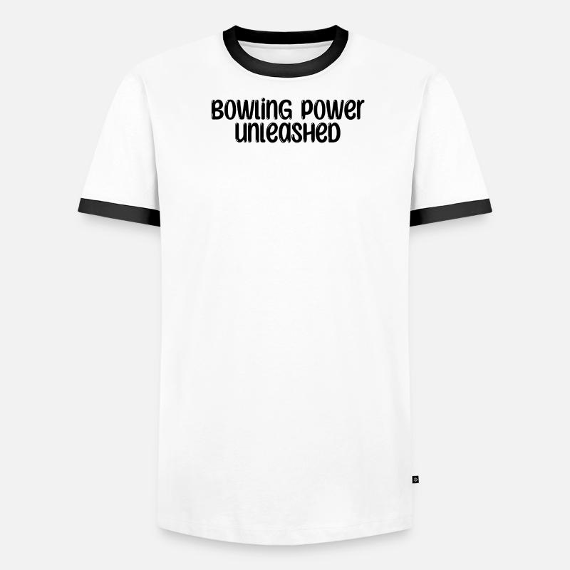 Bowling - La puissance du bowling libérée T-shirt contrasté Homme