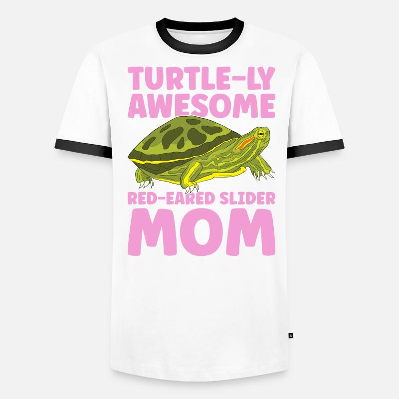 Red-eared Turtle Turtle Men's Ringer Shirt