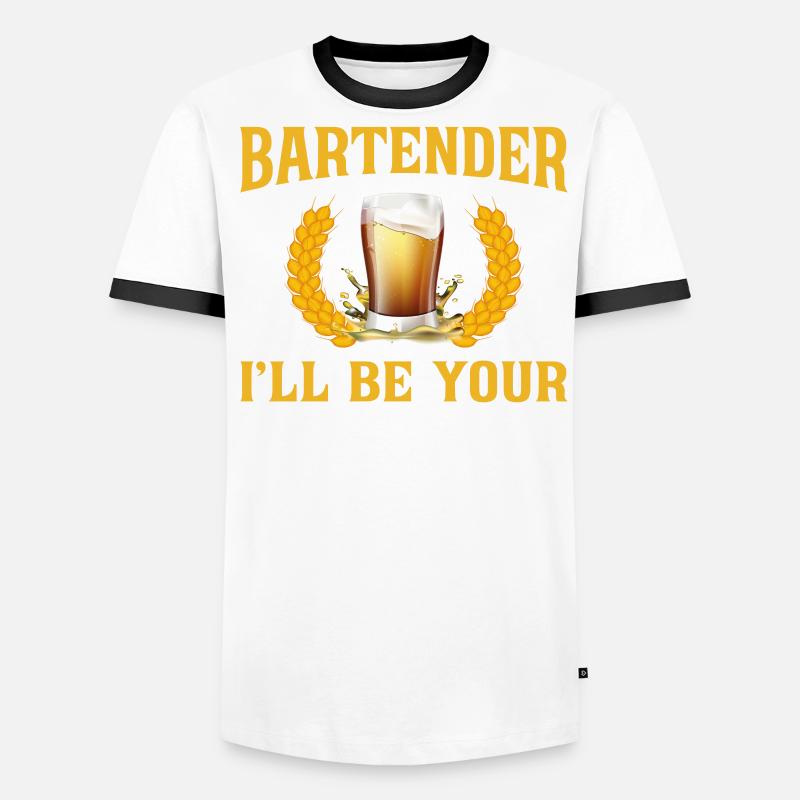 Bartender Mixologist Bartender Men's Ringer Shirt