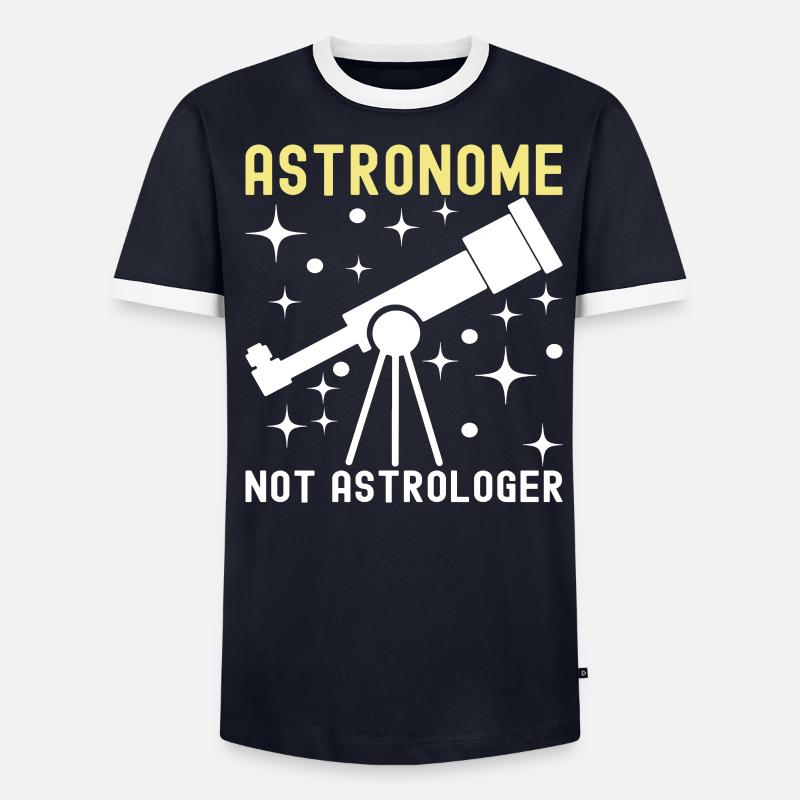 Atronome Astronomie - Männer Kontrast-T-Shirt - undefined