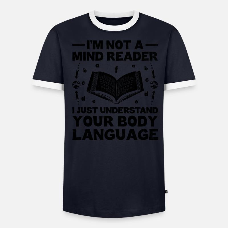 Professeur de langues étrangères École Professeurs de langues T-shirt contrasté Homme