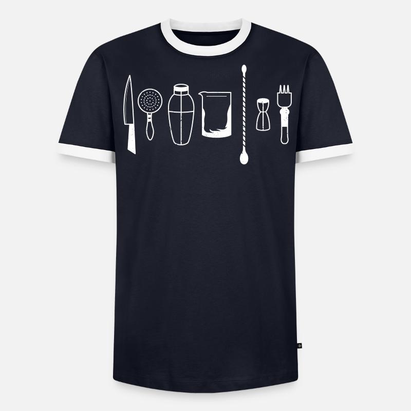 Bartender Mixologist Bartending - Men's Ringer Shirt - undefined