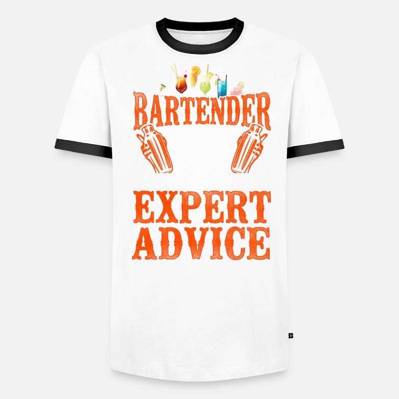 Bartender Mixologist Bartender Of Men's Ringer Shirt