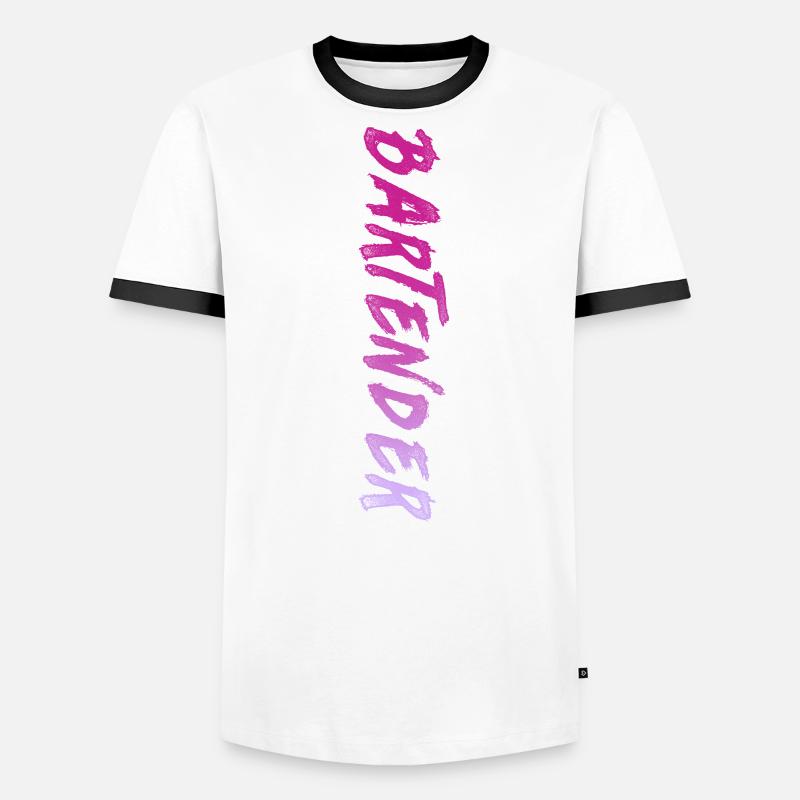 Bartender Mixologist Bartender Men's Ringer Shirt