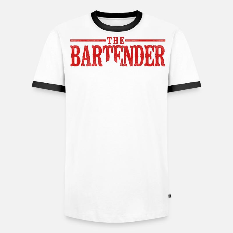 Bartender Mixologist The Bartender Men's Ringer Shirt