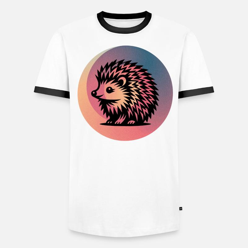 Hérisson T-shirt contrasté Homme