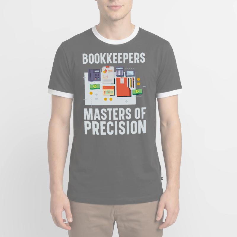 Comptabilité Comptable Financier Profession de comptable T-shirt contrasté Homme