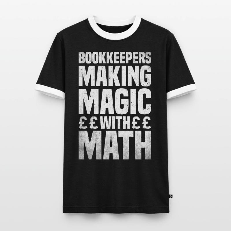 Comptabilité Comptable Financier Profession de comptable T-shirt contrasté Homme