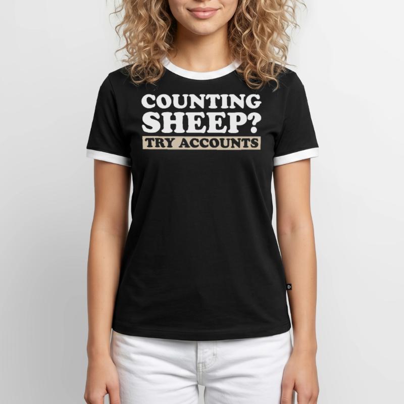 Comptabilité Comptable Financier Profession de comptable T-shirt contrasté Homme