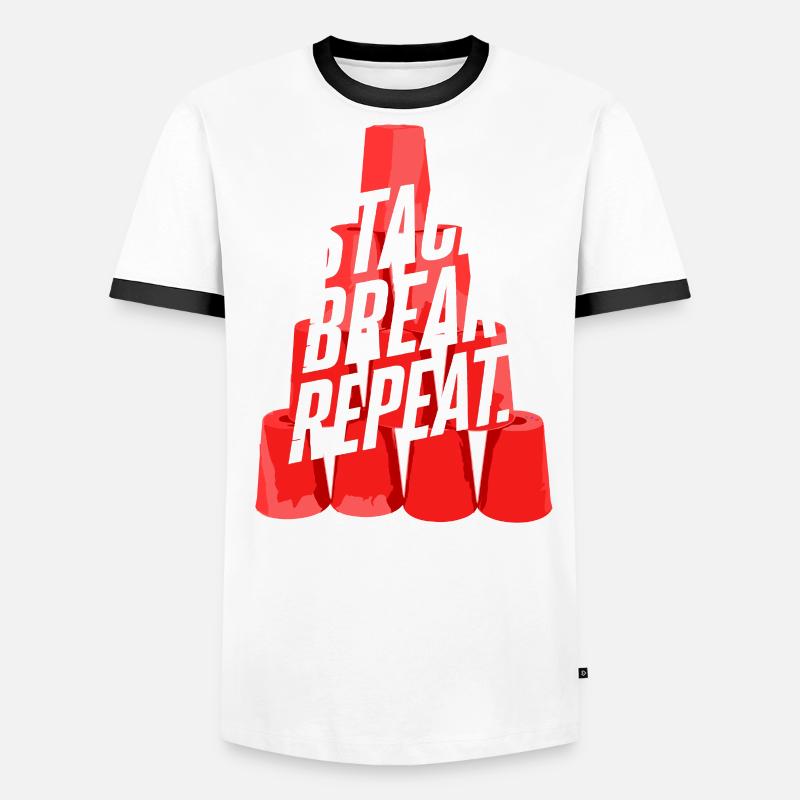 Stack Break Repeat Stacking Cups Speed Stacker Männer Kontrast-T-Shirt