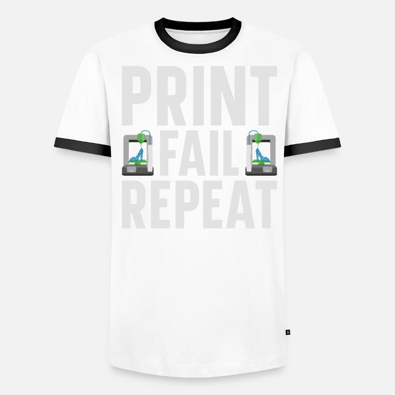 3D Printer Filament 3D Printing 3D Printing 3D Printer Men's Ringer Shirt